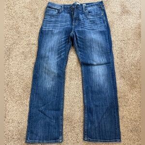 BKE Tyler Bootleg Denim Jeans Blue Men’s size: 38L (38x32) Dark Wash
